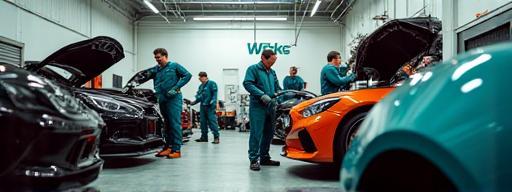 Werkshop team at work